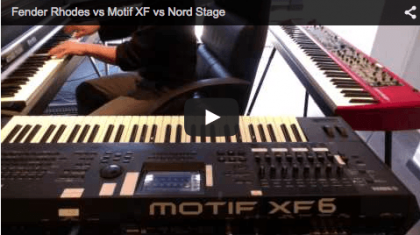 Fender Rhodes vs Motif XF vs Nord Stage